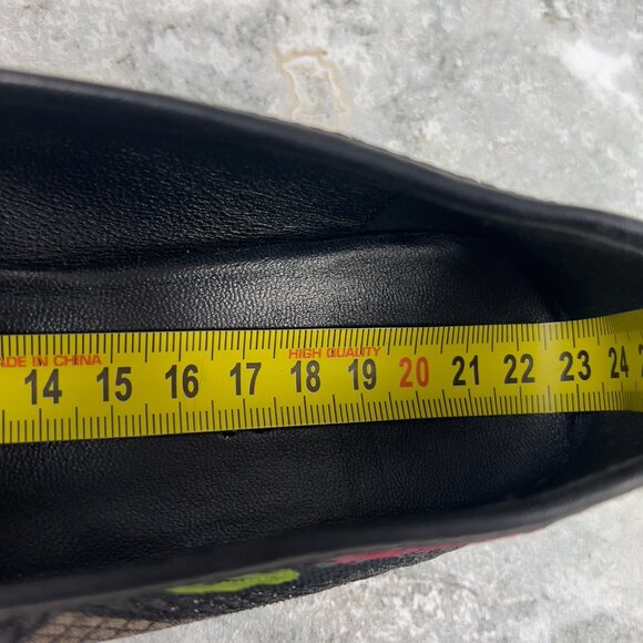 GUCCI Horsebit Jordaan Loafer Flower Multicolor Lurex Fabric 6.5 US or 36.5 EUR - Picture 13 of 13